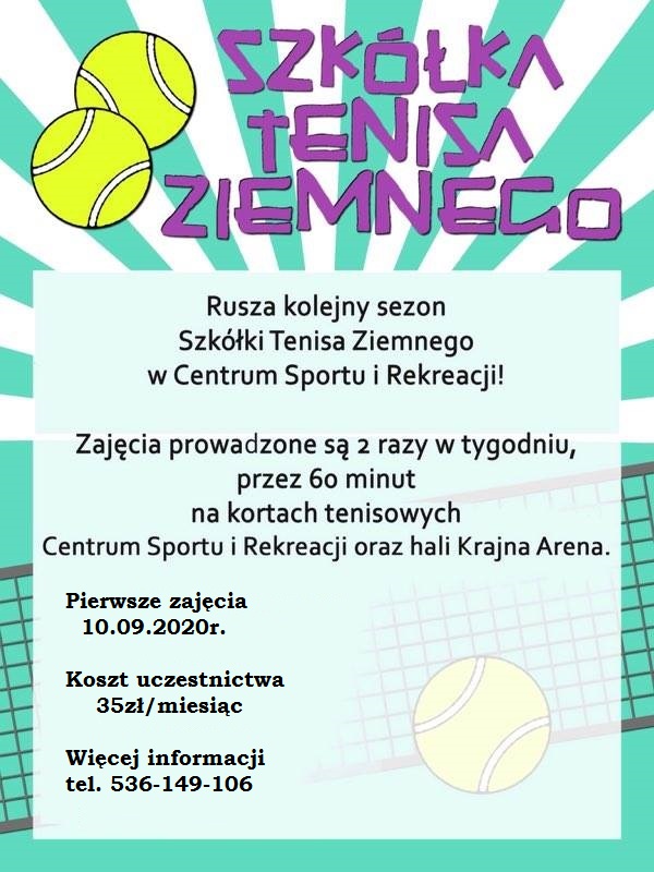 plakat tenis ziemny 20-21